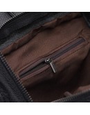 Фотография Мужской кожаный рюкзак - слинг Keizer K161811-black