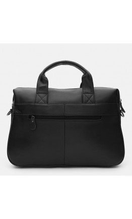 Черная кожаная мужская деловая сумка Ricco Grande K19005-black