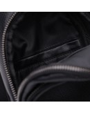 Фотография Мужской кожаный рюкзак - слинг Keizer K1kx327-black