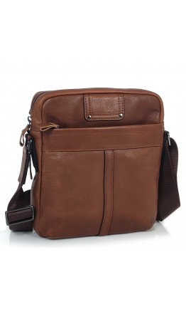 Мужской коричневый кожаный мессенджер Tiding Bag S-JMD10-8017C