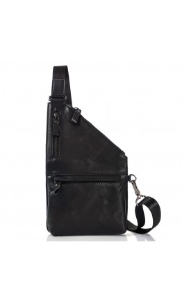 Слинг черный тонкий мужской Tiding Bag S-JMD10-8707A