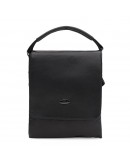 Фотография Мужская кожаная сумка с ручкой и на плечо Ricco Grande T1tr0020bl-black