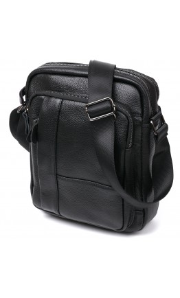 Кожаная мужская удобная сумка на плече Vintage 20677