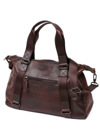 Кожаная коричневая сумка для командировок Vintage 20486