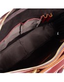 Фотография Мужская кожаная бордовая сумка-портфель Vintage 14776