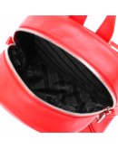Фотография Красный женский кожаный рюкзак небольшого размера Shvigel 16316