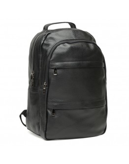 Кожаный мужской рюкзак черный Keizer K1883-black