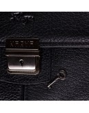 Фотография Кожаный черный мужской портфель KARYA 20940