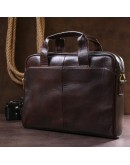 Фотография Мужская кожаная сумка-портфель коричневого цвета Vintage 20679