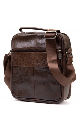 Мужская коричневая сумка на плечо с ручкой Vintage 20456