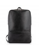 Фотография Чёрный кожаный большой рюкзак на 17 дюймов Newery N1023GA