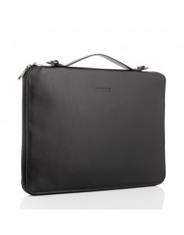 Кожаная черная папка под документы и ноутбук MacBook Pro 13 Newery N9003GA