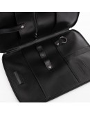Фотография Папка кожаная черная с ремнём через плечо под MacBook Pro 13 Newery N9004GA