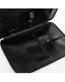 Фотография Папка кожаная черная с ремнём через плечо под MacBook Pro 13 Newery N9004GA