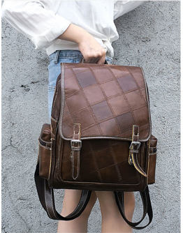 Рюкзак коричневый женский кожаный Vintage 20049