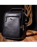 Фотография Кожаная практичная мужская сумка - барсетка KARYA 20899