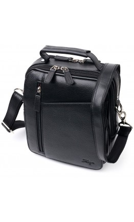 Кожаная практичная мужская сумка - барсетка KARYA 20899