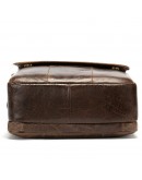 Фотография Мужская кожаная коричневая сумка на плечо Vintage 14945