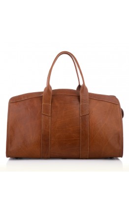 Светло-коричневая дорожная сумка из натуральной кожи Newery N1970GCR