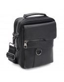 Фотография Черная кожаная мужская сумка - барсетка Ricco Grande T1DLUX-black