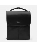 Фотография Мужская кожаная черная сумка - барсетка черная Ricco Grande T1tr0029bl-black
