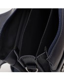 Фотография Мужская кожаная сумка - барсетка с ручкой Ricco Grande T1tr0029n-navy синий