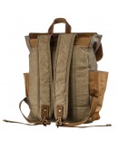 Фотография Серый рюкзак с карманами вместительный Vintage 20111