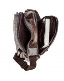 Фотография Текстильная мужская серая сумка на два отделения Vintage 20198