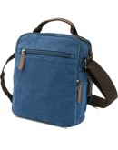 Фотография Универсальная текстильная синяя мужская сумка Vintage 20201