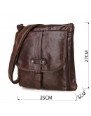 Сумка мужская Vintage 14091 Коричневая