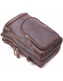 Фотография Винтажная коричневая кожаная мужская сумка через плечо - слинг Vintage 21303