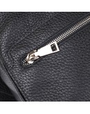 Фотография Женский небольшой черный рюкзак из натуральной кожи Shvigel 16302