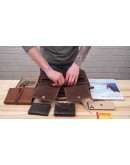 Мужская сумка кожаная коричневая Vintage 14867
