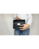 Женская черная кожаная сумочка VIRGINIA CONTI 02454 BLACK