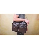 Мужская коричневая сумка деловая Vintage 20004