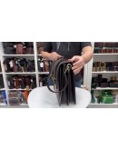 Оригинальный черный портфель из кожи 73-rvm от Manufatto