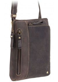 Стильная мужская кожаная сумка Visconti 15056 - Roy (Oil Brown)