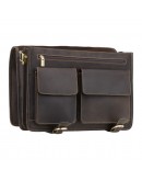 Фотография Шикарный кожаный портфель Visconti 16134 XL hulk oil brown