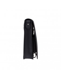 Чёрная вместительная сумка на плечо Visconti 18410 Jasper (Black)