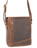 Фотография Кожаная сумка песочного цвета Visconti S7 (oil tan)