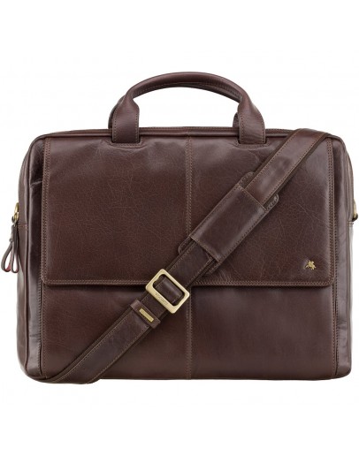 Фотография Удобная коричневая мужская сумка Visconti ML24 Anderson (brown)