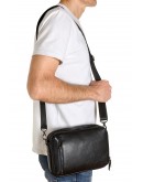 Фотография Мужская повседневная кожаная сумка на плечо - барсетка VZ-31