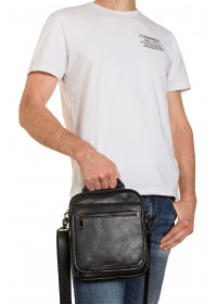 Кожаная мужская сумка на плечо - барстетка VZ-412-3