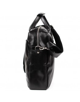 Кожаная черная деловая сумка для ноутбука Tarwa ZA-1019-4lx