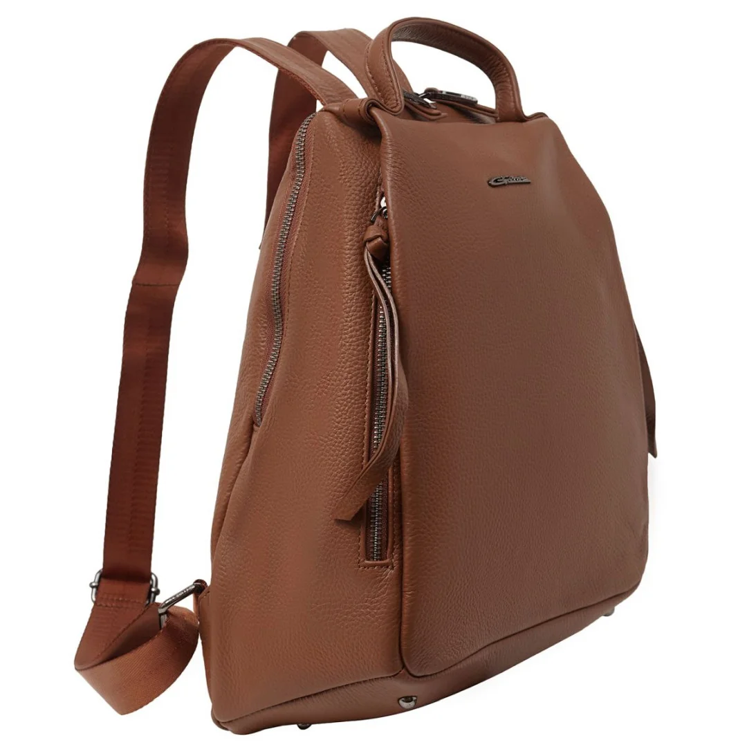 Женский кожаный коричневый рюкзак Giorgio Ferretti GF6708brown 】 купить ...