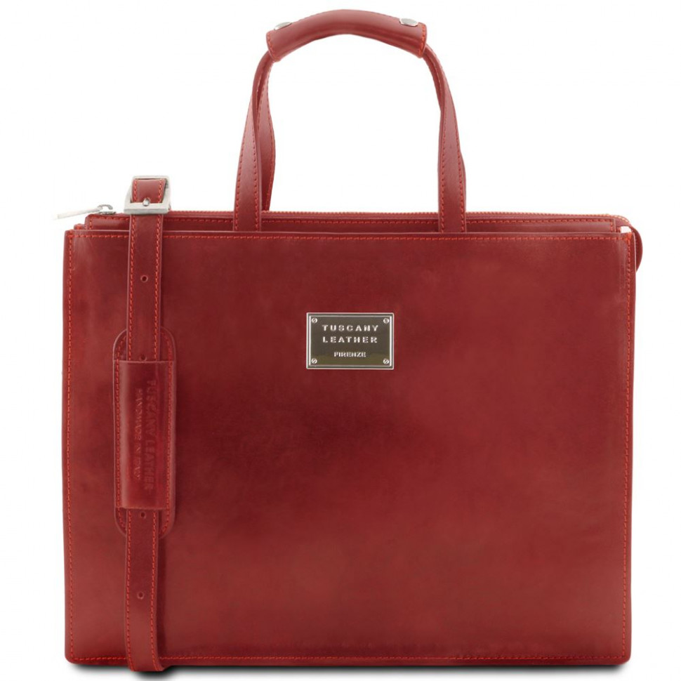 Женский красный портфель Tuscany Leather Palermo TL141343 red 】 купить ...